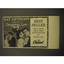 1957 Capitol Records Ad - Ray Anthony plays for Dancers in Love