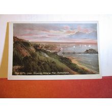 THE VICTORIA PIER, FOLKESTONE, KENT.. unused antique postcard by Boots =