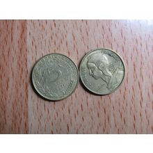 France Republic 1971 5 Centimes Coin