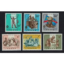 DR Congo Congolese Army 6v First Issue 1965 MNH SG#593-602 MI#246-251