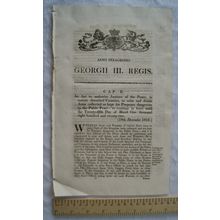 1819 Act of Parliament: JPs to seize & detain Arms dangerous to Public Peace