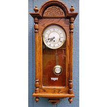Howard Miller Quarter Hour Westminster Chime Wall Clock 8-Day 612-462 WORKS