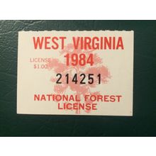ICOLLECTZONE US West Virginia 1984 National Park Stamp VF NH