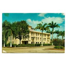 Postcard Panama City US Consulate General building unposted