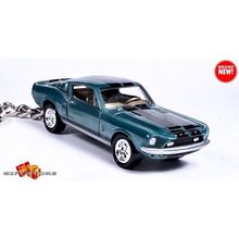 RARE KEYCHAIN BLUE BLACK 67/68 FORD™ SHELBY™ MUSTANG GT500 KR GREAT GIFT