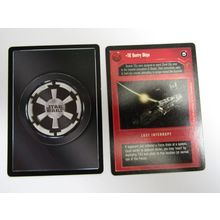 Star Wars 1997 Cloud City Decipher CCG B/B Card Tie Sentry Ships DS