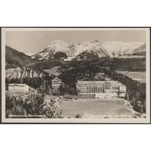 Kurhaus gegen die Rax, Höhenkurort Semmering, 1930 - Ledermann Foto-AK