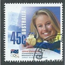 AUS 2002 45c 'WINTER OLYMPIC GOLD - CAMPLIN' (C.T.O) FINE USED (EBID48-316)