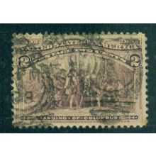 Used 231 2c Landing of Columbus Very Fine A04639