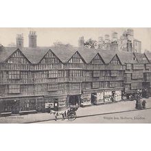 Staple Inn Holburn London Antique Postcard