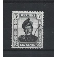 Brunei.SG104 6c Sultan Omar Ali Saifuddin.Fine Used.Aug25s