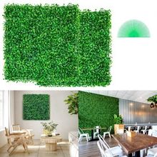 12PCS 10x10 inch Artificial Boxwood Panels, Boxwood Hedge Wall Mat,Artificia...