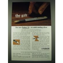 1965 Parker 75 Pen Ad - The Gift
