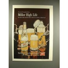 1967 Miller High Life Beer Ad - Sparkling, Flavorful