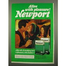 1975 Newport Cigarettes Ad - Pleasure