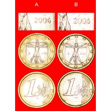VITRUVIAN MAN 1490: ITALY★ 1 EURO 2006R DISCOVERY COINS! LOW START★NO RESERVE!