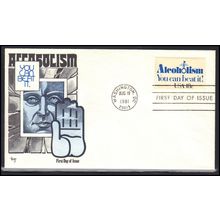 FDC Marg 1927 18c Alcoholism (Cachet-U/A) Box0600