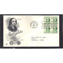 FDC Art Craft 1279 1 1/4c Gallatin (Cachet-Typed/A) CV39392