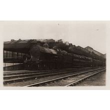 LNWR Railway George V 5th Train Real Photo Antique Postcard
