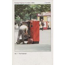 Stanley Gibbons The Postman Familiar Faces Of London 1984 Advertising Postcard