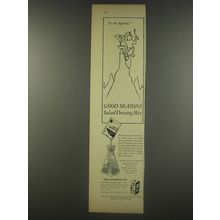 1956 Good Seasons Salad Dressing Mix Ad - It's the Epitome!