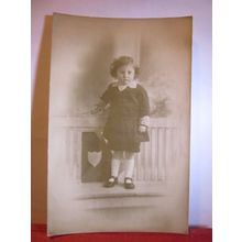 UNKNOWN young girl antique photograph postcard by Bayley's of London #