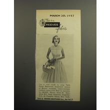1957 Reeves Fabric Advertisement - Separates by Ardee - This is a Reeves Fabric