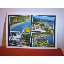 MAP, multiview, PALMA NOVA, MALLORCA, SPAIN used postcard 1999 pm =