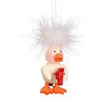 11-0700 - Christian Ulbricht Ornament - Ducky With RocKing Horse - 3"H x 2"W ...