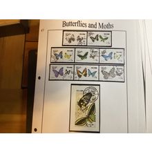 ICOLLECTZONE Oman Butterflies Set (A700-9)