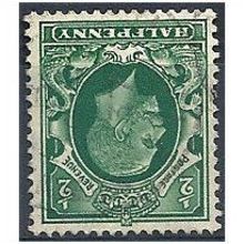 1934 SG439i 1/2d Green Photogravure Wmk Inverted Fine Used.