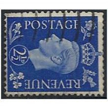 1937 SG466a 2 1/2d Ultramarine Wmk Sideways Good+/Fine Used . ..