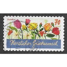 GER 2016 €0.70 (S/A) 'GREETINGS - HERZLICHEN GLUCKWUNSCH' FINE USED (EBID60-402)