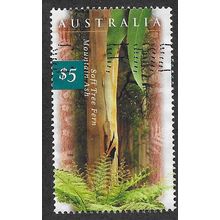 AUS 1996 $5.00 'SOFT TREE FERN' FINE USED (EBID68-136)