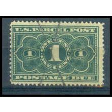 Used JQ1 1c Parcel Post Barely Clears WA1617