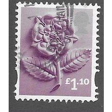ENGLAND £1.10 'TUDOR ROSE' (EN41) FINE USED (EBID76-241)
