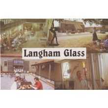 Langham Glass Making Norfolk Rare Craft Crafts Postcard