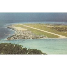 Gan Addu Atoll Maldives Plane Window View Postcard