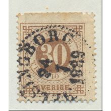 Sweden Stamp Scott #35, Used