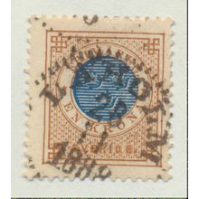 Sweden Stamp Scott #38, Used, 1888 Cancel