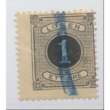 Sweden Stamp Scott #J1, Used