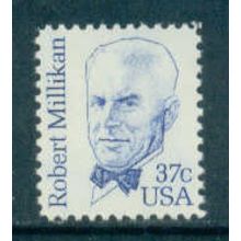 1866 37c Robert Millikan Fine MNH Dry Gum MA0817