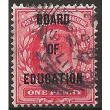 1902 O84 1d Scarlet Board of Education Official Good/Fine Used ...