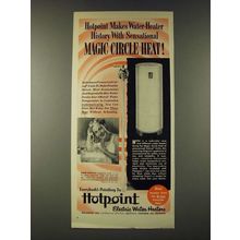 1948 Hotpoint Electric Water Heater Ad - Hotpoint makes water-heater history