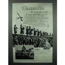 1959 Canada Tourism Ad - At Your Doorstep