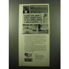 1969 Utah Industrial Promotion Board Ad - Your Plant