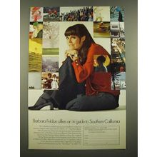1969 Southern California Ad - Barbara Feldon Offers an In Guide