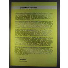 1980 Hughes Aircraft Ad - Picture-Taking System
