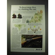 1986 Marlin 336 Rifle Ad - To Shoot More Deer