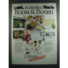 1986 Ontario Canada Ad - Incredible Room & Board